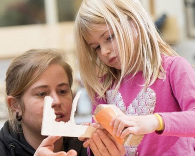 Gemeinsames Gestalten am Kindergeburtstag: Werkraum Augsburg