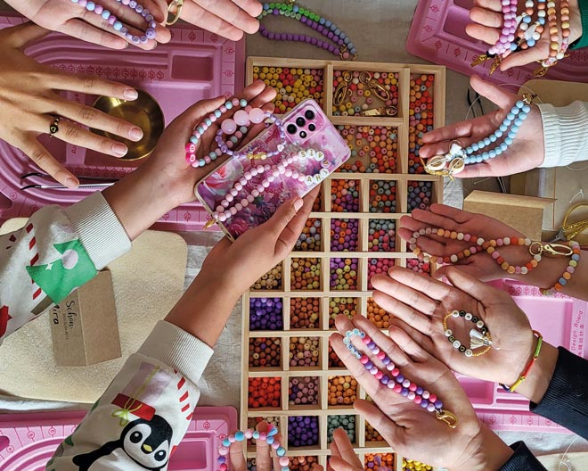 Kreativer Kindergeburtstag: Gretchens Schmuckworkshop in Augsburg