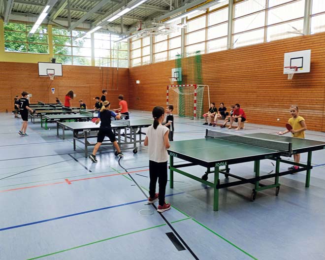 Tischtennis beim SC Biberbach