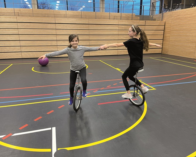 Einradfahren beim TSG Stadtbergen