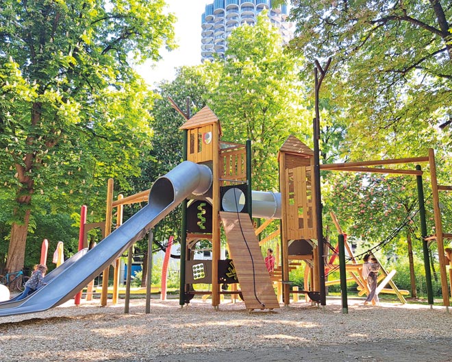 Spielplatz Wittelsbacher Park Augsburg